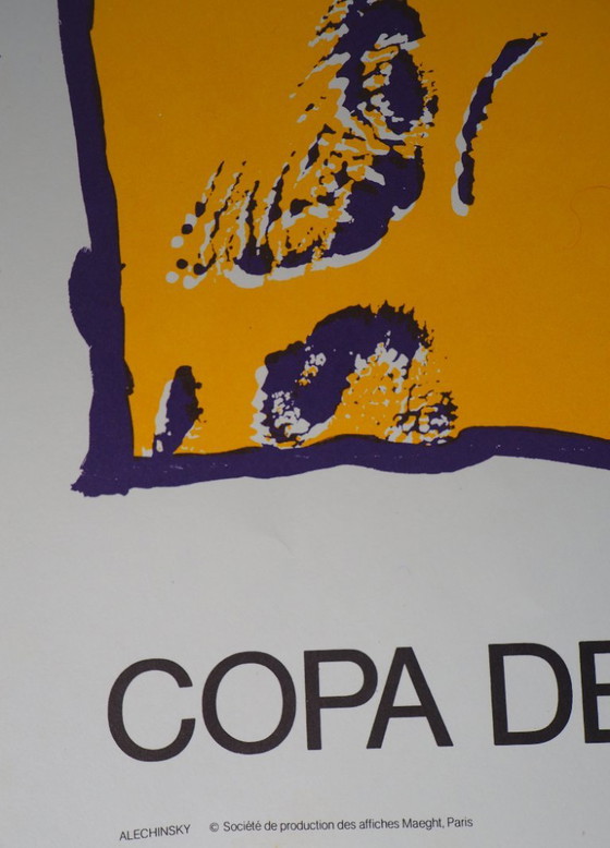 Pierre Alechinsky: Copa del Mundo, Original signed lithograph poster – Paper (photo 3 of 5)
