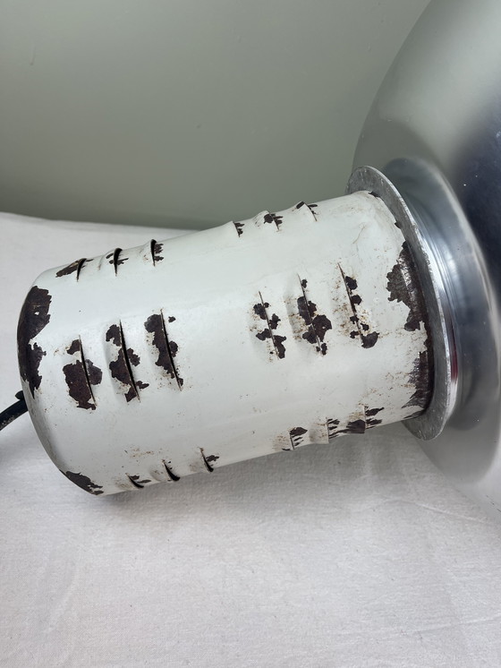 Image 1 of Rare Osram HQL industrial pendant light with large aluminum reflector, 53cm