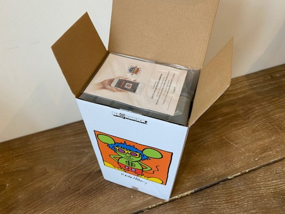 Image 1 of Bearbrick Keith Haring Andy Warhol Andy Mouse 400% MEDICOM speelgoed