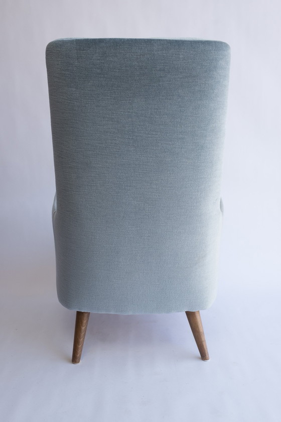 Image 1 of Light Blue Vintage Armchair