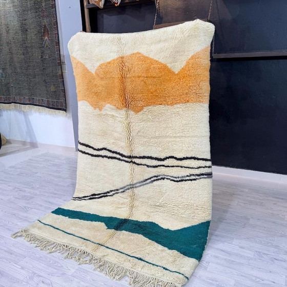 Berber Beni Ouraine Rug, Handwoven Moroccan Style with Colorful Patterns, 150/250 cm – Alessi, Rugs & carpets (photo 4 of 6)