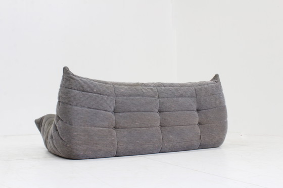 Image 1 of Vintage Togo Ligne Roset 3 zits sofa Michel Ducaroy