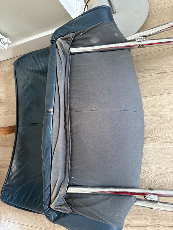 Image 1 of Teun van Zanten pour le fauteuil en cuir Molinari