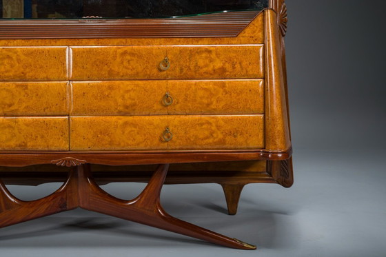 Image 1 of  Tocador o consola con espejo de Vittorio Dassi, años 50