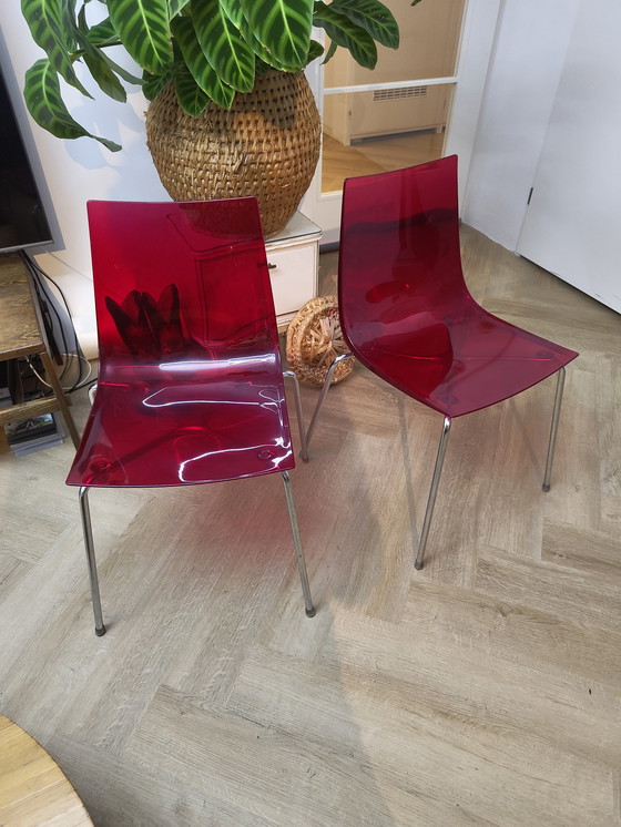 Image 1 of 2 chaises italiennes Roberto Forschia