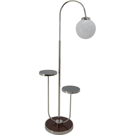 Bauhaus vintage floor lamp by Halabala, 1940s