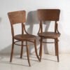 Pair of antique bentwood chairs in the Thonet style – Central Europe, circa 1920 – Dining chairs, Bauhaus (photo 9 of 40)