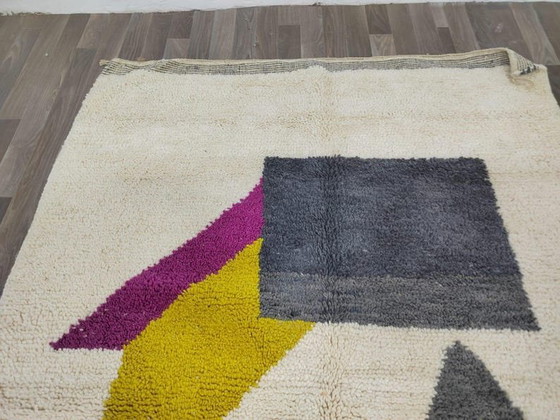 Traditional artisanal handmade pure wool colorful patterned Rug 150/250 cm, Ahrend, Rugs & carpets, Creme (photo 5 of 7)