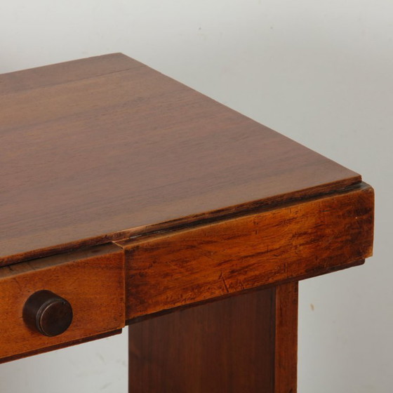 Image 1 of Houten consoletafel, Frans werk uit de jaren 1940-1950.
