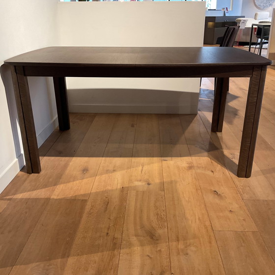 Image 1 of Table de salle à manger Skovby SM107 - 160x101 extensible