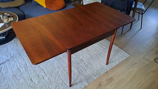 table de salle à manger extensible style milieu du siècle