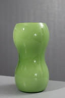 Ikea Vintage - "Kvintant" Lamp b9612 1990s Opaline White & Apple Green