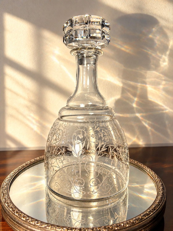 Baccarat Michel Ange Karaffe vor 1936 – Tischdekoration, Kristall (photo 3 of 15)