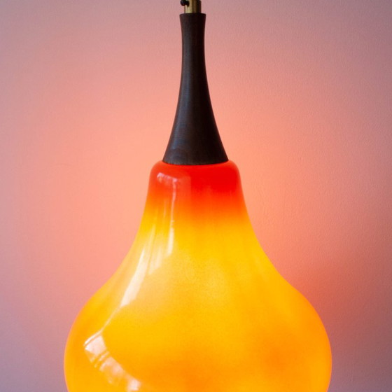 1960s Orange Glass Pendant – Pendant lamps (photo 9 of 14)