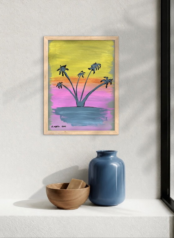 Acrylic on paper 40x30 framed – Paintings & Drawings (photo 3 of 5)