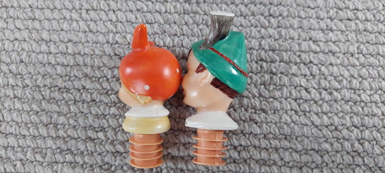 Image 1 of Vintage Porseleinen wijnschenkers van Goebel