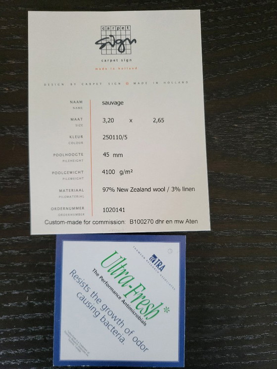 Image 1 of Carpet Sign Sauvage