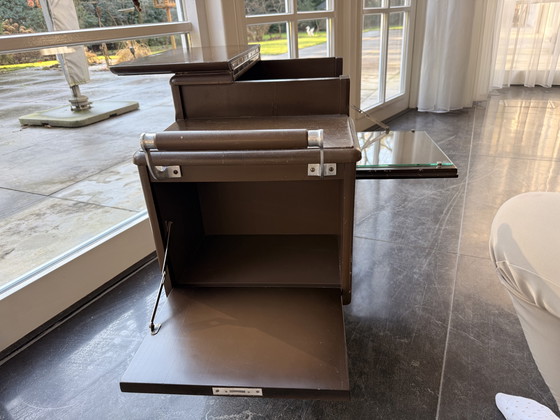 Image 1 of Carrito de servicio / carrito de bar 'cellarette' Art Déco