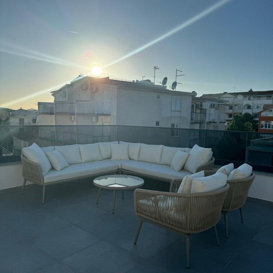 Image 1 of Private Label Aluweave Loungeset hoekbank