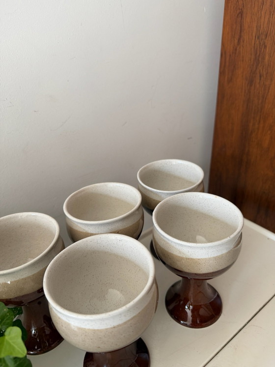 Tazze da caffè Mid Century con piedistallo – Stoviglie, Ceramica (photo 4 of 6)