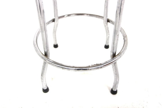 Image 1 of Set of 3 faux leather bar stools, Johanson Design, Markaryd, Sweden, 1970