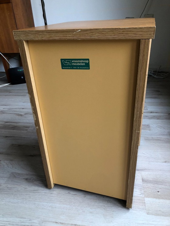 Image 1 of Vintage ladekastje teak nachtkastje Vroomshoop Meubelen gewicht 18 kg