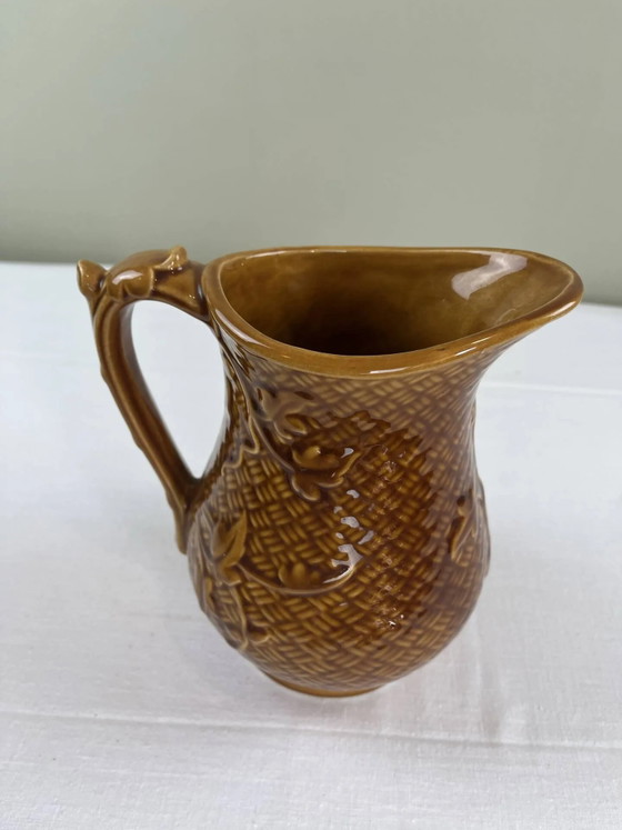 Jarra antigua de Sarreguemines – Vasos y jarras, Porcelain, Art Nouveau (photo 3 of 8)