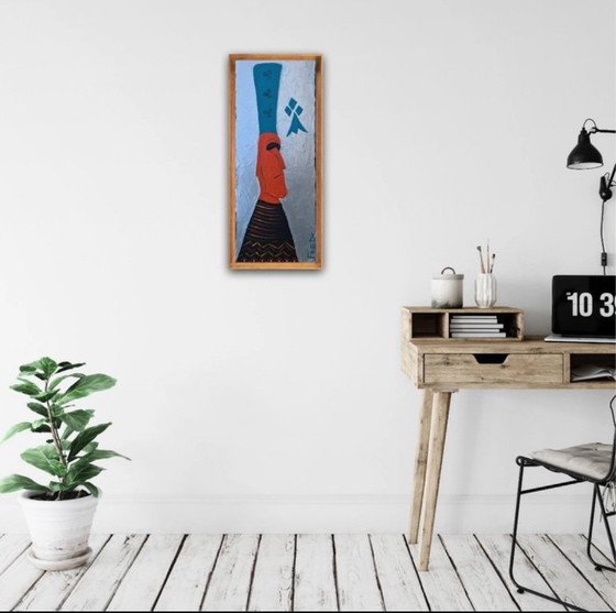 Image 1 of Acryl auf Keilrahmen. Größe 55x20cm.