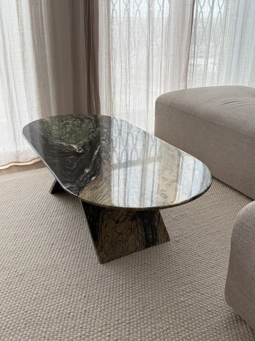 Tavolino da caffè in marmo vintage