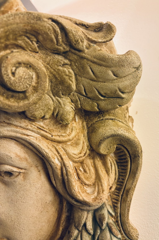 Image 1 of Unique sculptural wall lamp with a warm, classic look