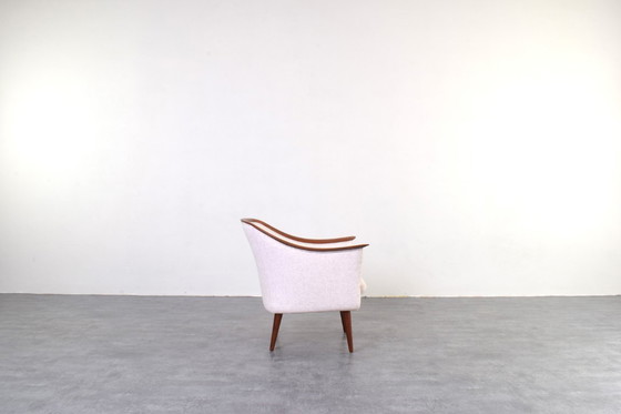 Image 1 of Fauteuils norvégiens en teck du Mid Century par Fredrik A. Kayser pour Vatne Lenestolfabrikk, 1960, ensemble de 2