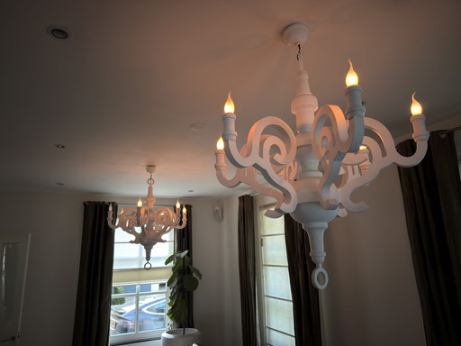 2x moooj lampen paper chandelier 105-80