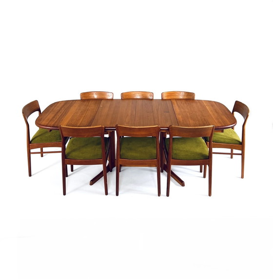 Image 1 of Table de salle à manger extensible en teck, Dyrlund '70s