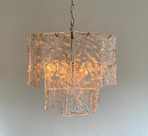 Grande lampe suspendue vintage 70'S
