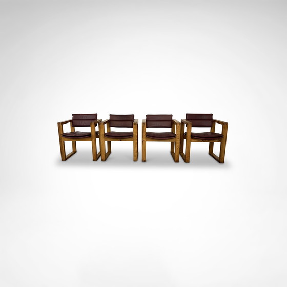 Image 1 of Fauteuil van Ate van Apeldoorn voor Houtwerk Hattem 1970, set van 4