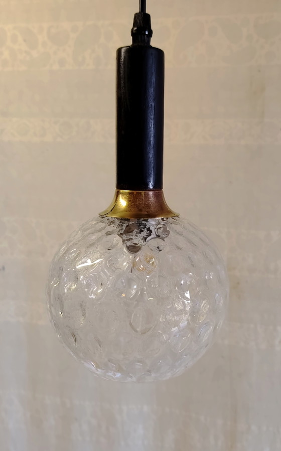 Lampadario a cascata a 3 luci anni '50/'60 – Glass (photo 4 of 12)