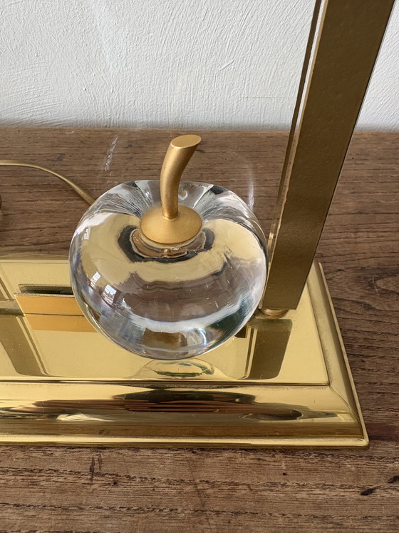 Image 1 of Lampada Le Dauphin Francia “la pomme” - Hollywood Regency