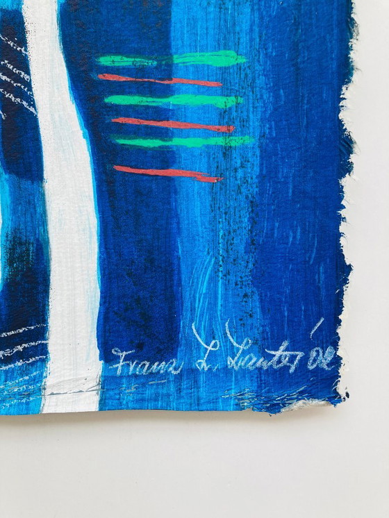 Image 1 of Franz L Lauter - Chat Bleu - Sérigraphie