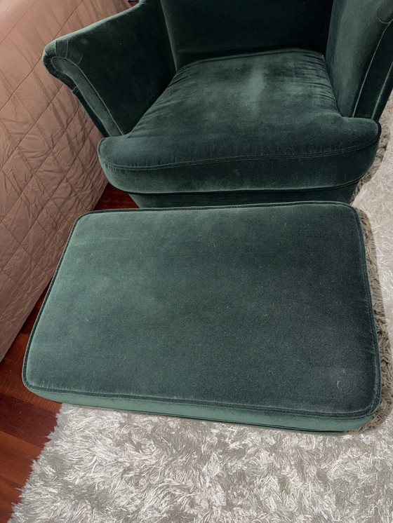 Image 1 of IKEA Strandmon silla y voetenbank 