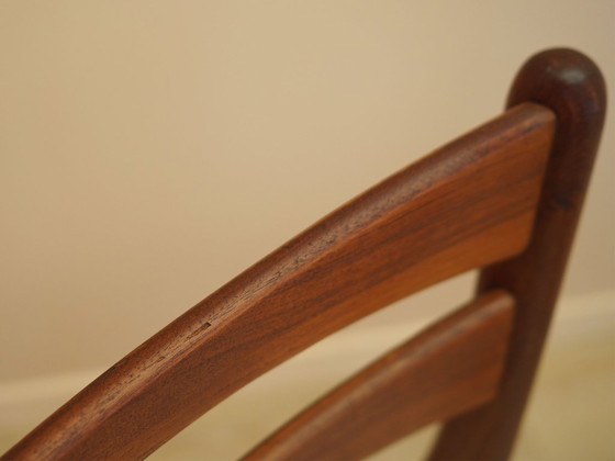 Image 1 of Sechs Teakholzstühle, dänisches Design, 1960er Jahre, hergestellt in Dänemark