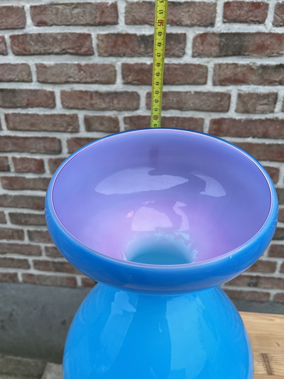 Image 1 of Vintage large space age Murano vase