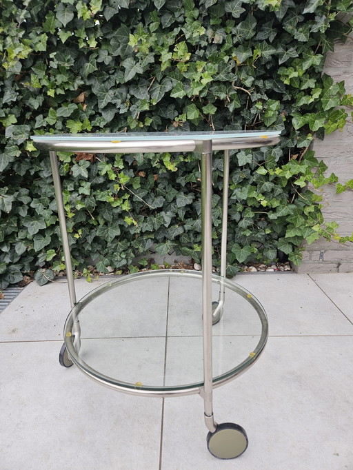 Table d'appoint vintage des années 80 Par Ehlen Johansson