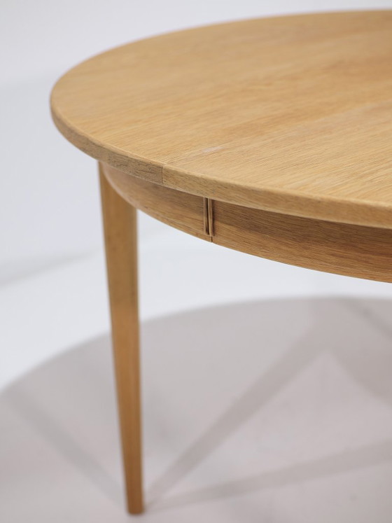 Extendable Dining table Omann Jun 55 oak vintage Danish, Wood, Brown, Mid Century Modern (photo 7 of 15)