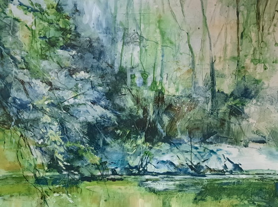 Image 1 of Modern acrylic/ oil painting