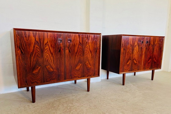 Image 1 of CREDENZE VINTAGE RETRO DANESI DI METÀ SECOLO IN PALISSANDRO DI BROUER ANNI '60