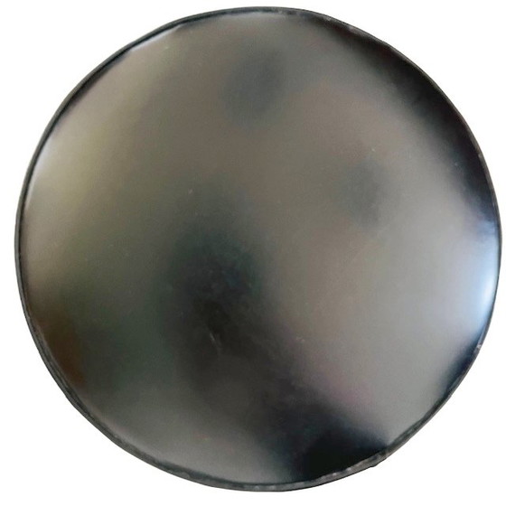 Image 1 of Vintage tube frame stool chrome black