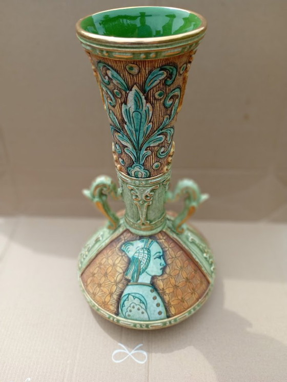 Image 1 of Exclusive Vintage Deruta Majolica Vase – Pimpinelli & Gialletti