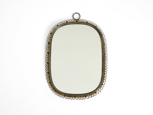 Prachtige messing wandspiegel in mid-century modern stijl van Josef Frank voor Svenskt Tenn Sweden.