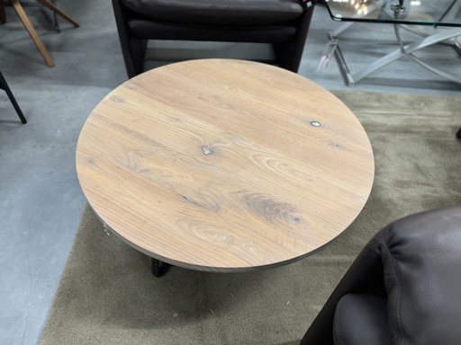 Tavolino da caffè Bert Plantagie Fuse D90 in legno di noce