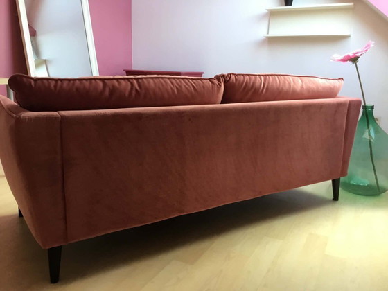 Dusty Pink Velvet Armchair – Homestock, 2 seaters (photo 4 of 5)